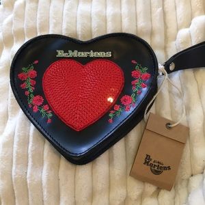 Dr. Marten heart shaped clutch